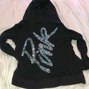 VS PINK zip-up hoodie